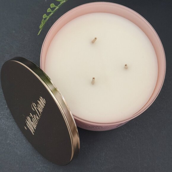 BBW Champagne Toast White Barn Bath & Body Works 3 Wick Candle - Picture 6 of 10
